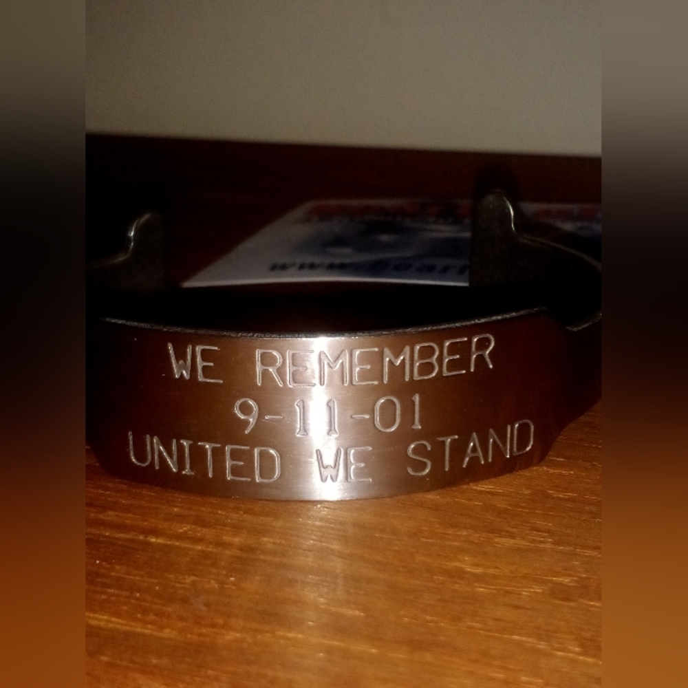 Hearts Of Steel Tribute To Flight 93 Heroes Bracelet Stainless Steel